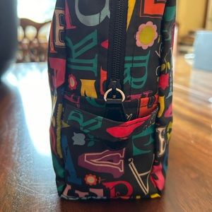 Vera Bradley large makeup bag